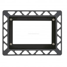 Монтажная рамка для установки стеклянных панелей TECEloop или TECEsquare на уровне стены черный, 9240647