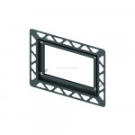 Монтажная рамка для установки стеклянных панелей TECEloop или TECEsquare на уровне стены черный, 9240647