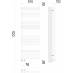 Полотенцесушитель Terminus Астра П24 70х1200 мм 4670078530509
