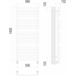 Полотенцесушитель Terminus Капри П19 500х1400 мм 4670078530660