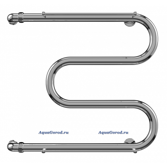 Полотенцесушитель Terminus М-образный 600х700 мм с полотенцедержателями 4620768880568