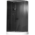 Душевая кабина Timo Premium Ilma 902 L Black 120х80х222