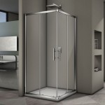 Душевой уголок Veconi Rovigo 80х80х190 стекло прозрачное профиль хром RV29-80K-01-19C3