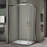 Душевой уголок Veconi Rovigo 100х80х190 стекло прозрачное профиль хром RV30-10080PR-01-19C3
