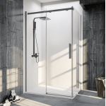 Душевой уголок Veconi Rovigo 120х80х195 стекло прозрачное профиль графит RV070GR-12080-01-C4