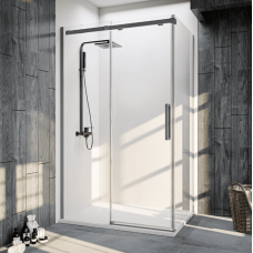 Душевой уголок Veconi Rovigo 120х80х195 стекло прозрачное профиль графит RV070GR-12080-01-C4