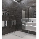 Душевое ограждение Veconi Rovigo RV-073 90x90 см, профиль хром, стекла прозрачные RV073-9090-01-C4