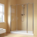 Душевая дверь Vegas Glass EP-2F 155x189 распашная профиль бронза стекло бронза EP-2F 155 05 05