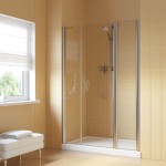 Душевая дверь Vegas Glass EP-2F 150x189 распашная профиль хром глянцевый стекло прозрачное EP-2F 150 08 01