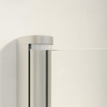 Шторка для ванны Vegas Glass Z2V 150х140 профиль хром матовый стекло прозрачное Z2V 150 07 01