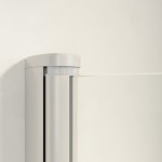 Душевое ограждение Vegas Glass ZA-F 90x80x190 раздвижные двери профиль белый стекло сатин ZA-F 90x80 01 10
