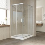 Душевое ограждение Vegas Glass ZA-F 90x80x190 раздвижные двери профиль черный матовый стекло прозрачное ZA-F 90x80 02М 01