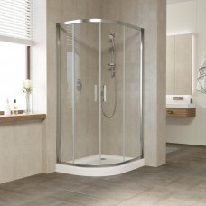 Душевое ограждение Vegas Glass ZS-F 90x80x190 раздвижные двери профиль хром глянцевый стекло прозрачное ZS-F 90x80 08 01