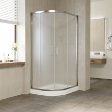 Душевое ограждение Vegas Glass ZS-F 90x80x190 раздвижные двери профиль хром глянцевый стекло сатин ZS-F 90x80 08 10