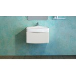 Тумба под умывальник Velvex Iva 60 см подвесная белая tpIVA.60-21.21