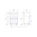 Тумба VIGO Grani 600-0-2 напольная tn.GRI.ELI.60.2Y
