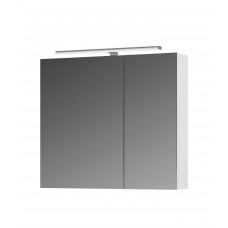 Зеркальный шкаф VIGO Plaza 800 со светильником zsh.PLA.80.El белый