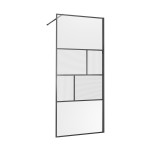 Душевая перегородка Vincea Walk-In 90х200 рифленое стекло профиль сталь VSW-1HC900CFGM Душевая перегородка Vincea Walk-In 90х200 рифленое стекло профиль сталь VSW-1HC900CFGM