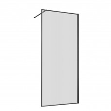 Душевая перегородка Vincea Walk-In 100х200 рифленое стекло профиль сталь VSW-1HP100FLGM Душевая перегородка Vincea Walk-In 100х200 рифленое стекло профиль сталь VSW-1HP100FLGM