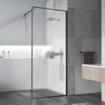 Душевая перегородка Vincea Walk-In 100х200 рифленое стекло профиль сталь VSW-1HP100FLGM Душевая перегородка Vincea Walk-In 100х200 рифленое стекло профиль сталь VSW-1HP100FLGM