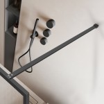 Душевая перегородка Vincea Walk-In 100х200 рифленое стекло профиль сталь VSW-1HP100FLGM Душевая перегородка Vincea Walk-In 100х200 рифленое стекло профиль сталь VSW-1HP100FLGM