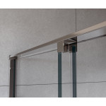 Душевая дверь Vincea Arno VPS-1A120CG 120х200 раздвижная тонированное стекло профиль хром