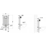 Кнопка смыва WeltWasser WW MAR 507 RD круглая матовый хром 10000005952