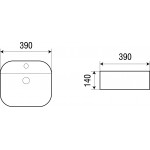 Раковина Weltwasser Elbach накладная овальная 390х390х140 ELBACH 2230