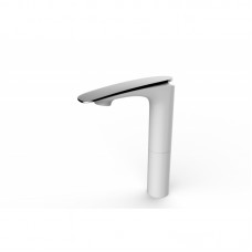 Смеситель Weltwasser Essen 615 для умывальника однорычажный высокий хром белый ESSEN 615 WT