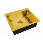 Мойка кухонная Zorg STEEL HAMMER 590х510 нержавеющая сталь бронза SH 5951 BRONZE
