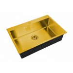 Мойка кухонная Zorg STEEL HAMMER 750х510 нержавеющая сталь бронза SH 7551 BRONZE