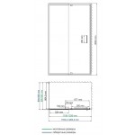 Душевой уголок WasserKRAFT Berkel 48P07 120х90х200 распашной прозрачный