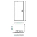 Душевой уголок WasserKRAFT Berkel 48P21 120х90х200 распашной прозрачный