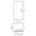 Душевой уголок WasserKRAFT Berkel 48P26 120х100х200 распашной прозрачный