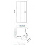 Душевой уголок WasserKRAFT Lippe 45S02 80х80х185 раздвижной прозрачный