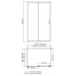 Душевой уголок WasserKRAFT Main 41S10 120х100х200 раздвижной прозрачный