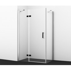 Душевой уголок WasserKRAFT Aller 10H06LBLACK 120х80х200 распашной левый черные петли