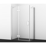 Душевой уголок WasserKRAFT Aller 10H06LWHITE 120х80х200 распашной левый белые петли