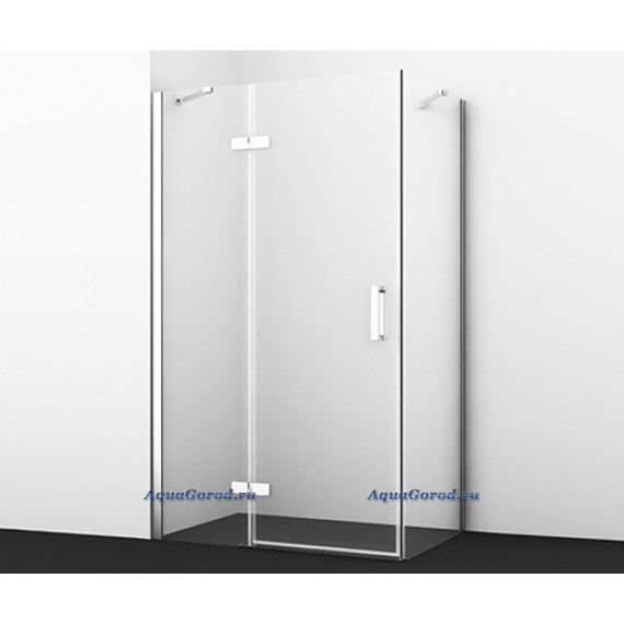 Душевой уголок WasserKRAFT Aller 10H06LWHITE 120х80х200 распашной левый белые петли