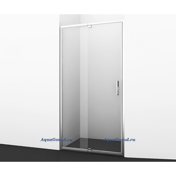 Душевая дверь WasserKRAFT Berkel 48P05 120х200 распашная прозрачное стекло профиль хром