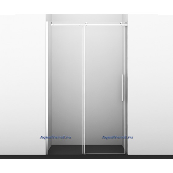 Душевая дверь WasserKRAFT Dinkel 58R05 120х200 раздвижная прозрачное стекло профиль хром
