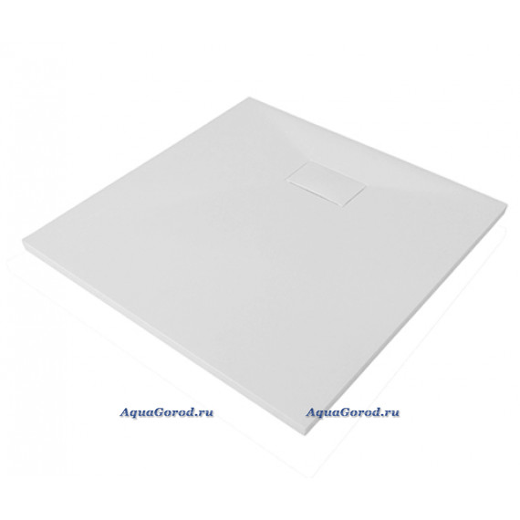 Душевой поддон WasserKRAFT Main 41T03 90х90х2,6 SMC стеклопластик текстура под белый камень