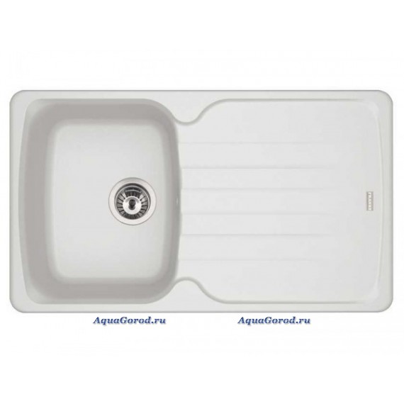 Мойка кухонная Franke AZG 611-86 3,5" гранит белый 86х50