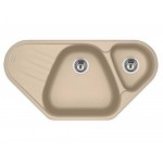 Мойка кухонная Franke AZG 661-E 3,5" гранит бежевый 96х50