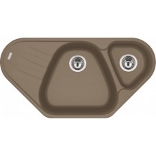 Мойка кухонная Franke AZG 661-E 3,5" гранит миндаль 96х50