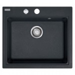 Мойка кухонная Franke MRG 610-58 3,5" гранит оникс 58,5х52