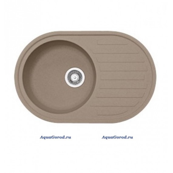 Мойка кухонная Franke ROG 611 3,5" гранит миндаль 77х50