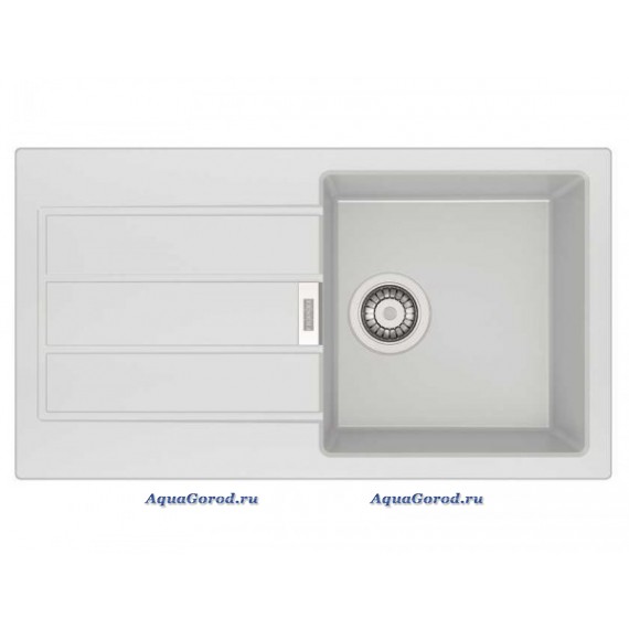 Мойка кухонная Franke SID 611-78/35 3,5" гранит полярный белый 78х43,5
