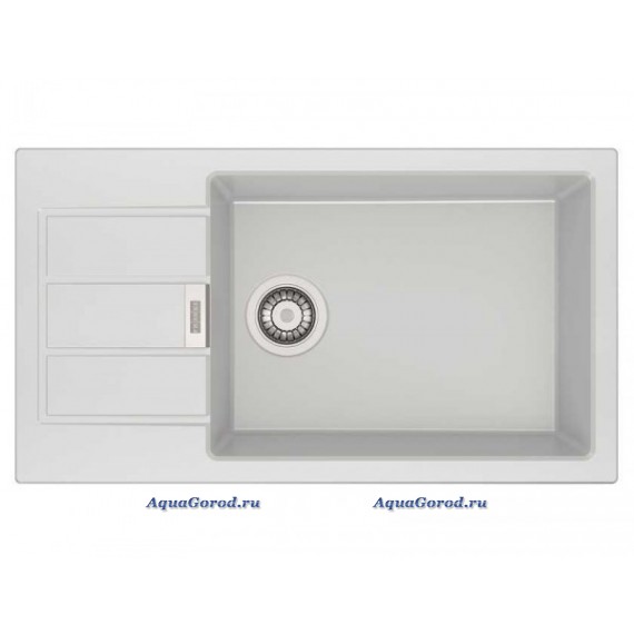 Мойка кухонная Franke SID 611-78/50 3,5" гранит полярный белый 78х43,5