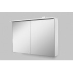 Зеркало-шкаф AmPm Spirit 2.0 с LED-подсветкой 100 см белый глянец